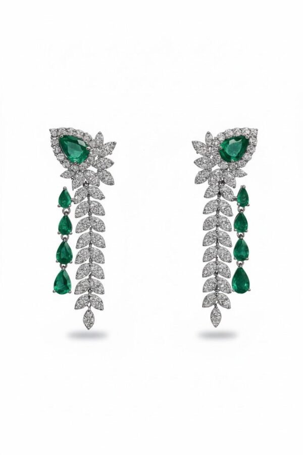 Emerald Leaf Cascade Drops