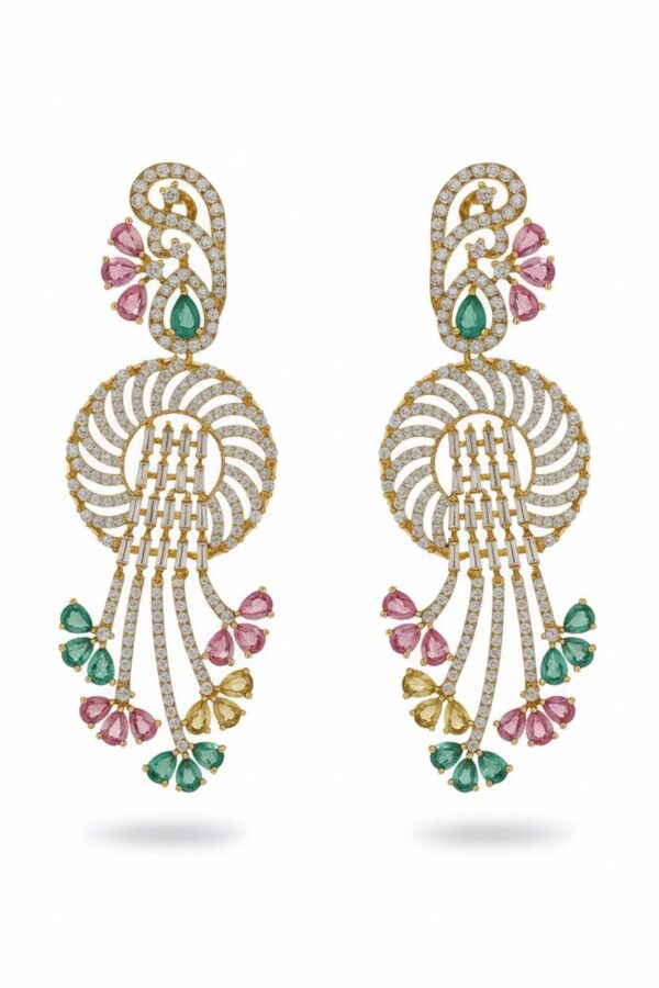 Sunset Carnival Drop Earrings